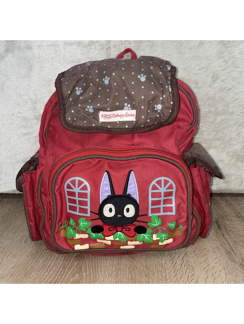 VTG 1989 Studio Ghibli Kiki's Delivery Service "Jiji on a Field Trip" Backpack